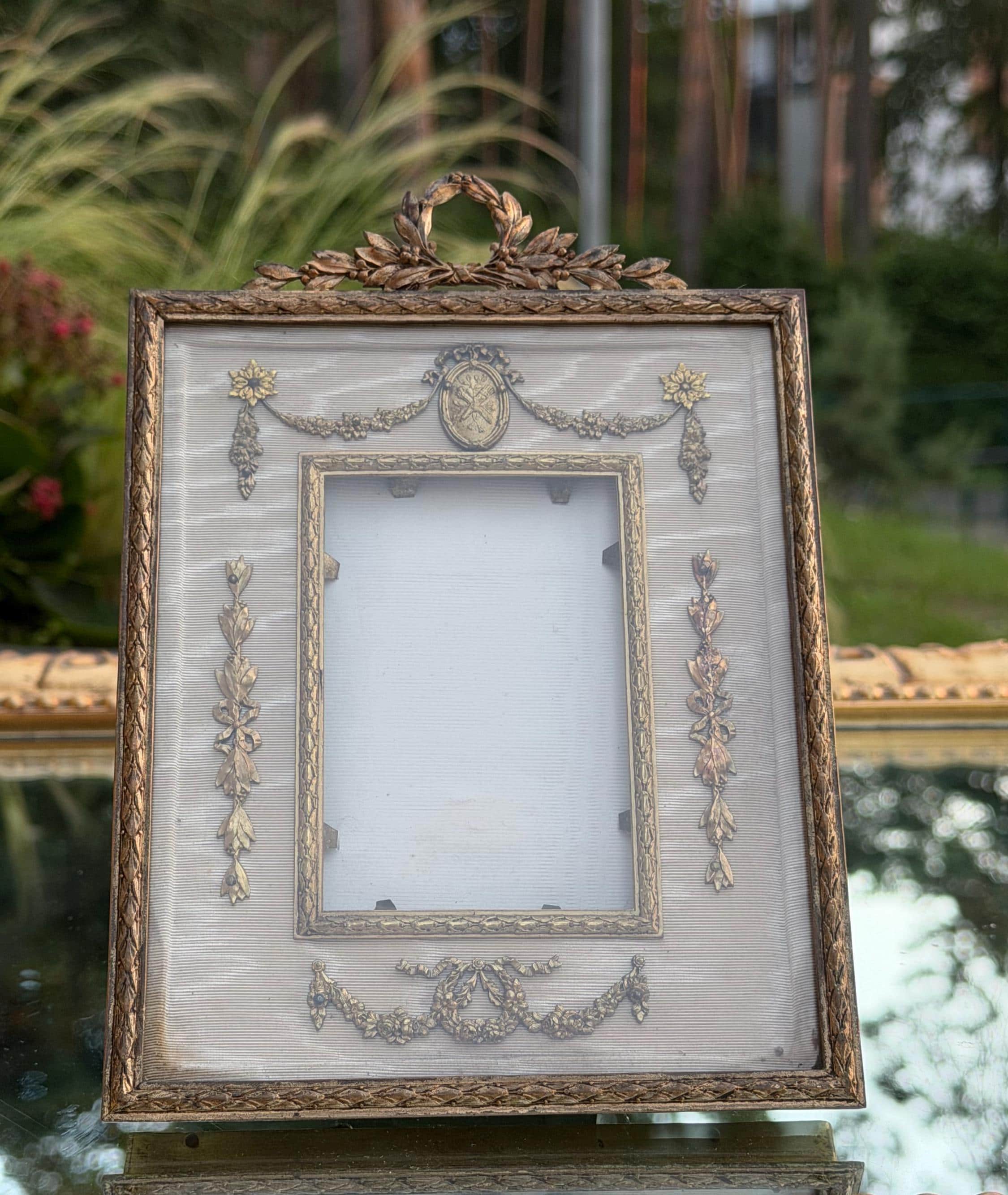 Antique French Ribbon Frame - Etsy UK