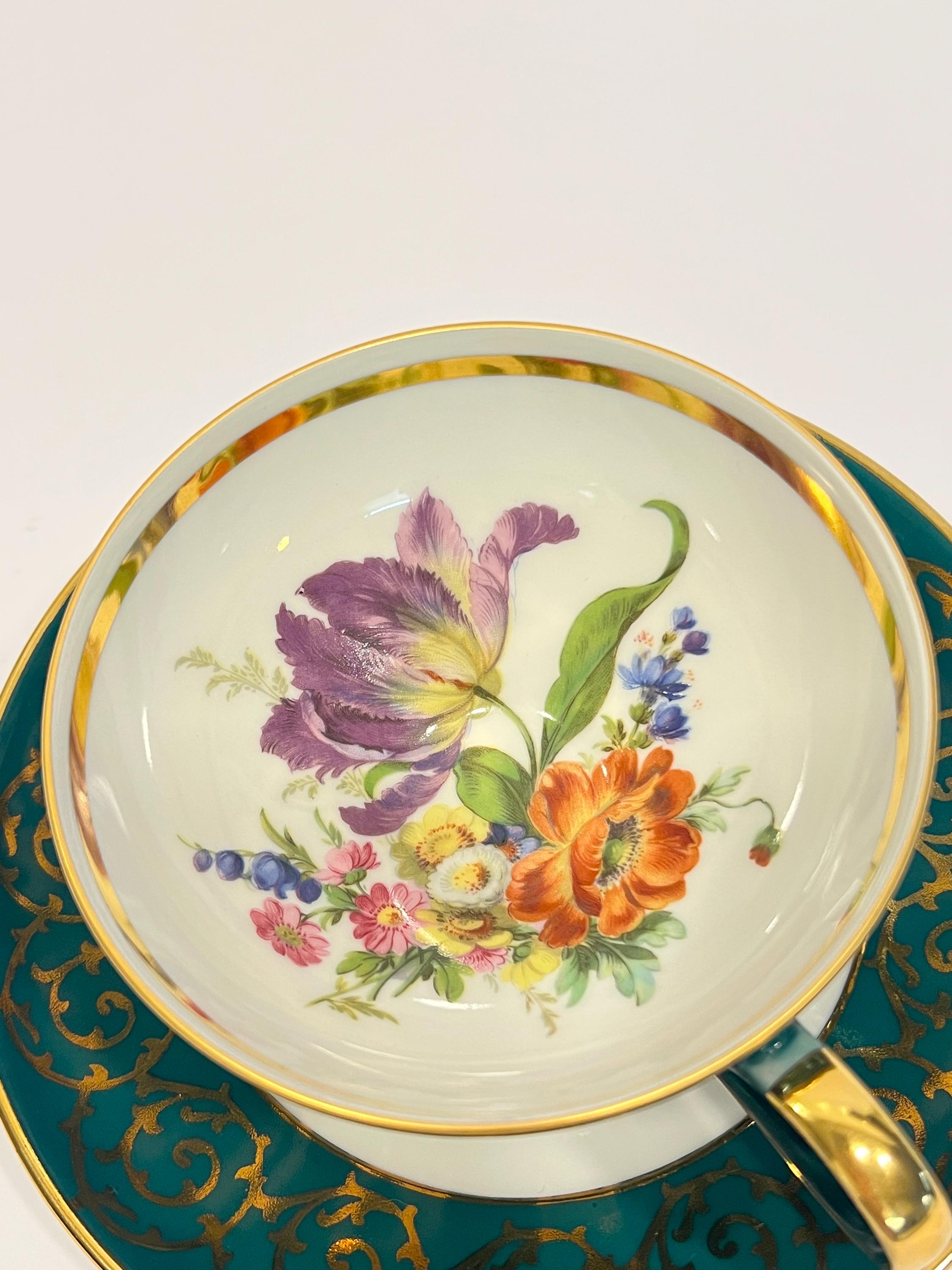 Gloria Porcelain Tea Set, Blue