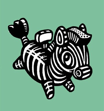 Art Print Zebra Childrens Kids Nursery Digital Modern | Etsy