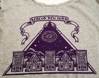 Beacon NY t shirt Hudson River Valley tee mystic artist's all seeing eye