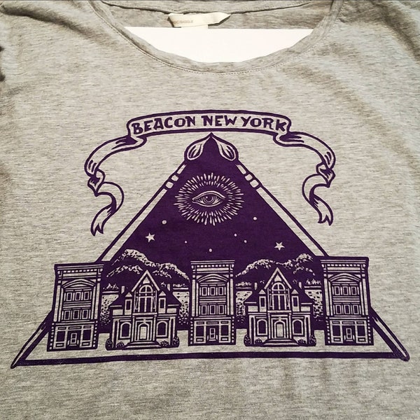 Beacon NY t shirt Hudson River Valley tee mystic artist's all seeing eye