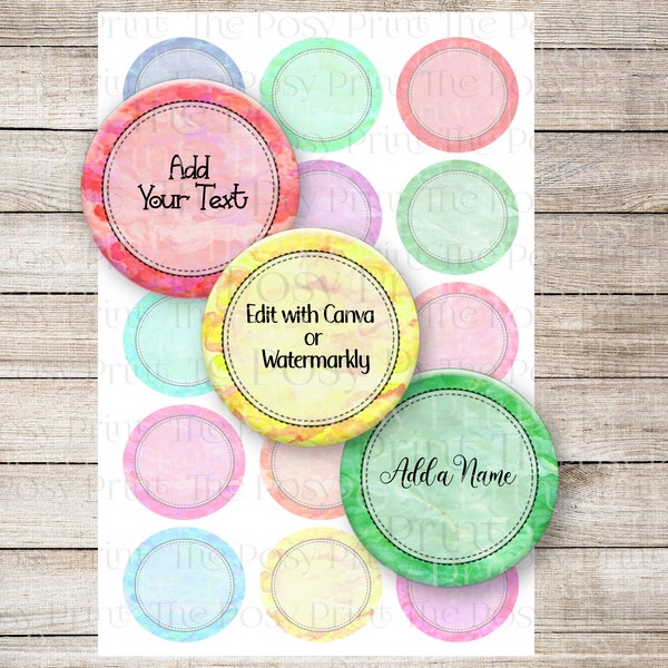 1 Inch Bottlecap - Etsy