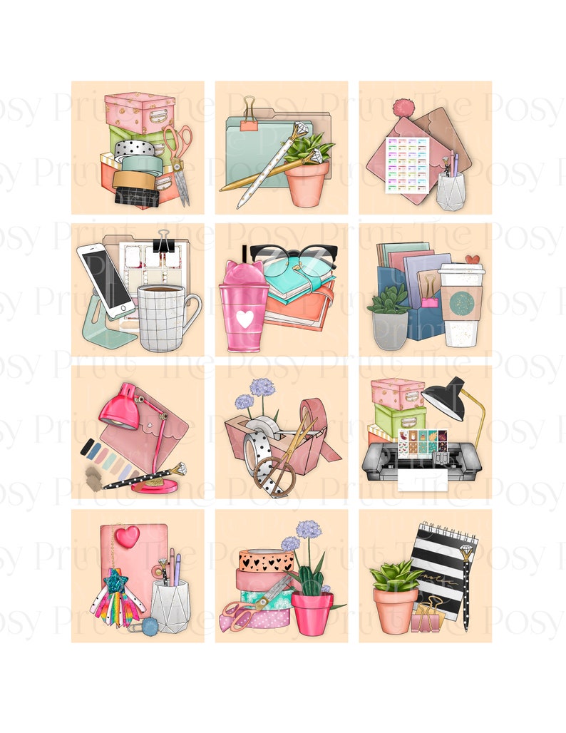Girl Boss Planner Stickers Home Office Busy Girl Small - Etsy