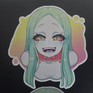 Cyber Punk, Waifu Rebecca, Cyber Punk 2077, Anime, Sticker Decal