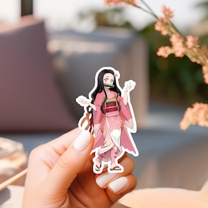 Nezuko, Demon Slayer, Anime, Sticker Decal, Die Cut Sticker, Cute