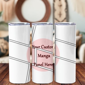 CUSTOM Anime Manga Strip Tumbler