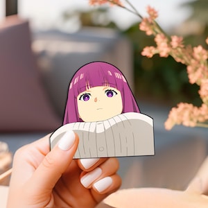 Fern, Frieren, Anime, Sticker Decal, Otaku Sticker Gift