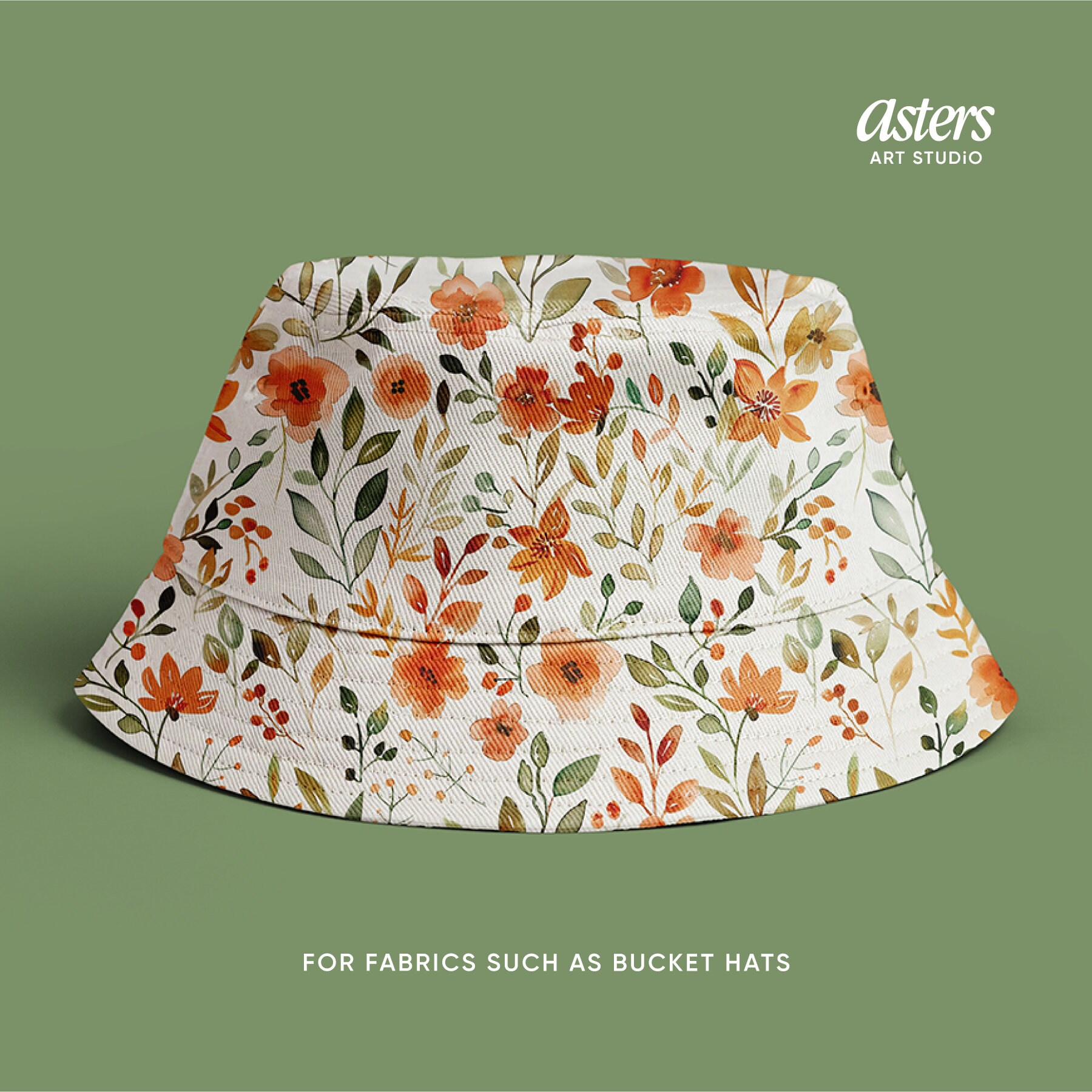 Fall Ditsy Floral Pattern Fall Floral Seamless Print Autumn Digital ...