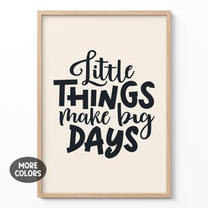 Stampa artistica da parete minimalista, poster con tipografia motivazionale, arredamento moderno per la casa, stampa per ufficio con citazioni positive, parete galleria per camera da letto, idea regalo