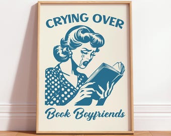 Pôster retrô de mulher, arte de parede vintage de dona de casa, decoração de apartamento dos anos 70, presente com frase engraçada
