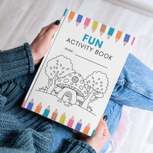 Fun activity pages for children including connect the dots, color by number, and mazes
