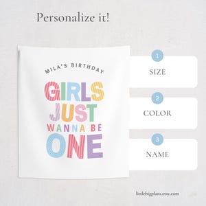retro rainbow first birthday girl backdrop photo booth setup