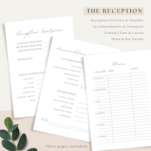 Printable wedding checklist and planning organizer with budget tracker and emergency kit list