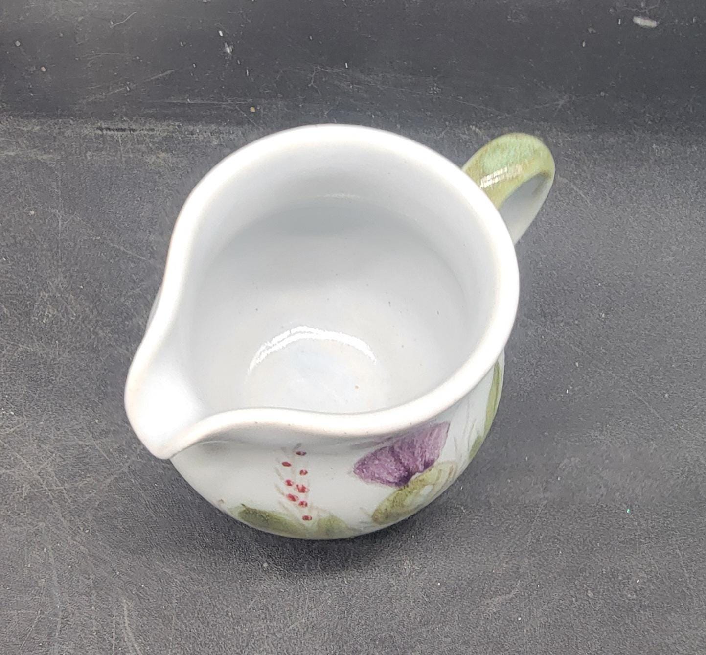 ヴィンテージ 1960 年代 Buchan Pottery Thistleware Creamer 