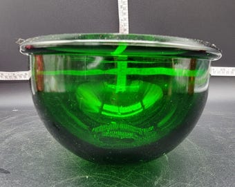ヴィンテージ アンカーホッキング エメラルドグリーン バッターボウル
