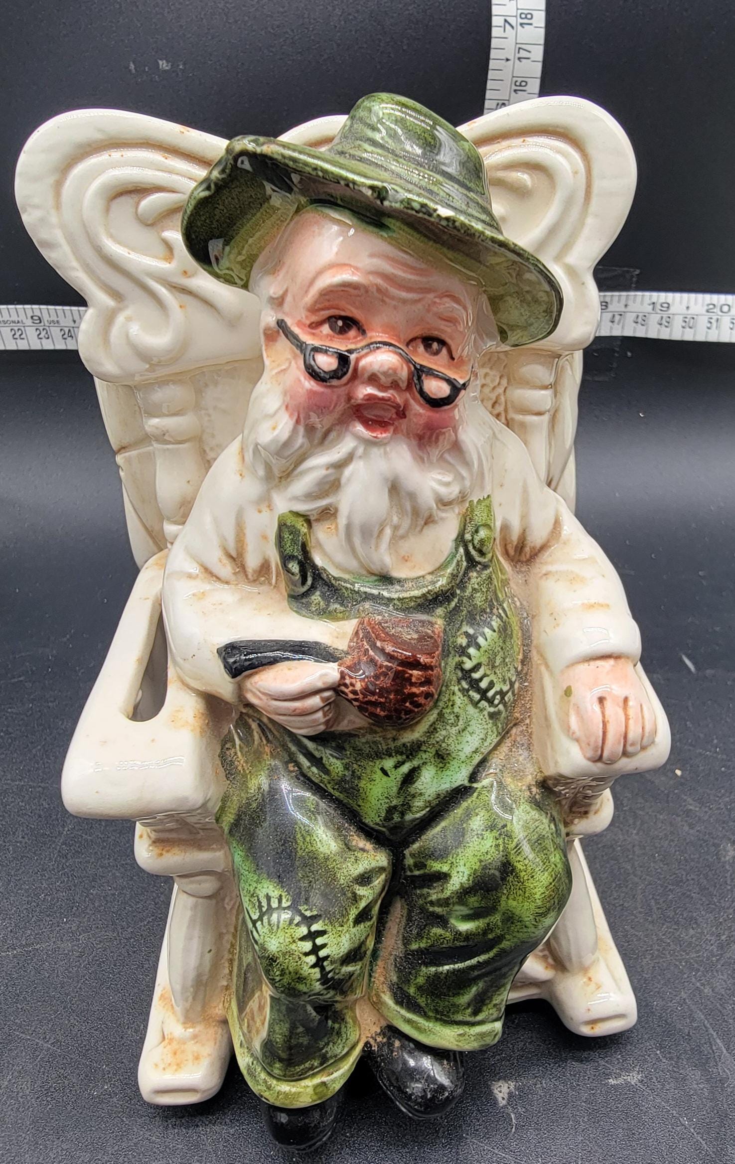 Vintage Relpo #6098, Made in Japan, 1950's Old Man Grandfather