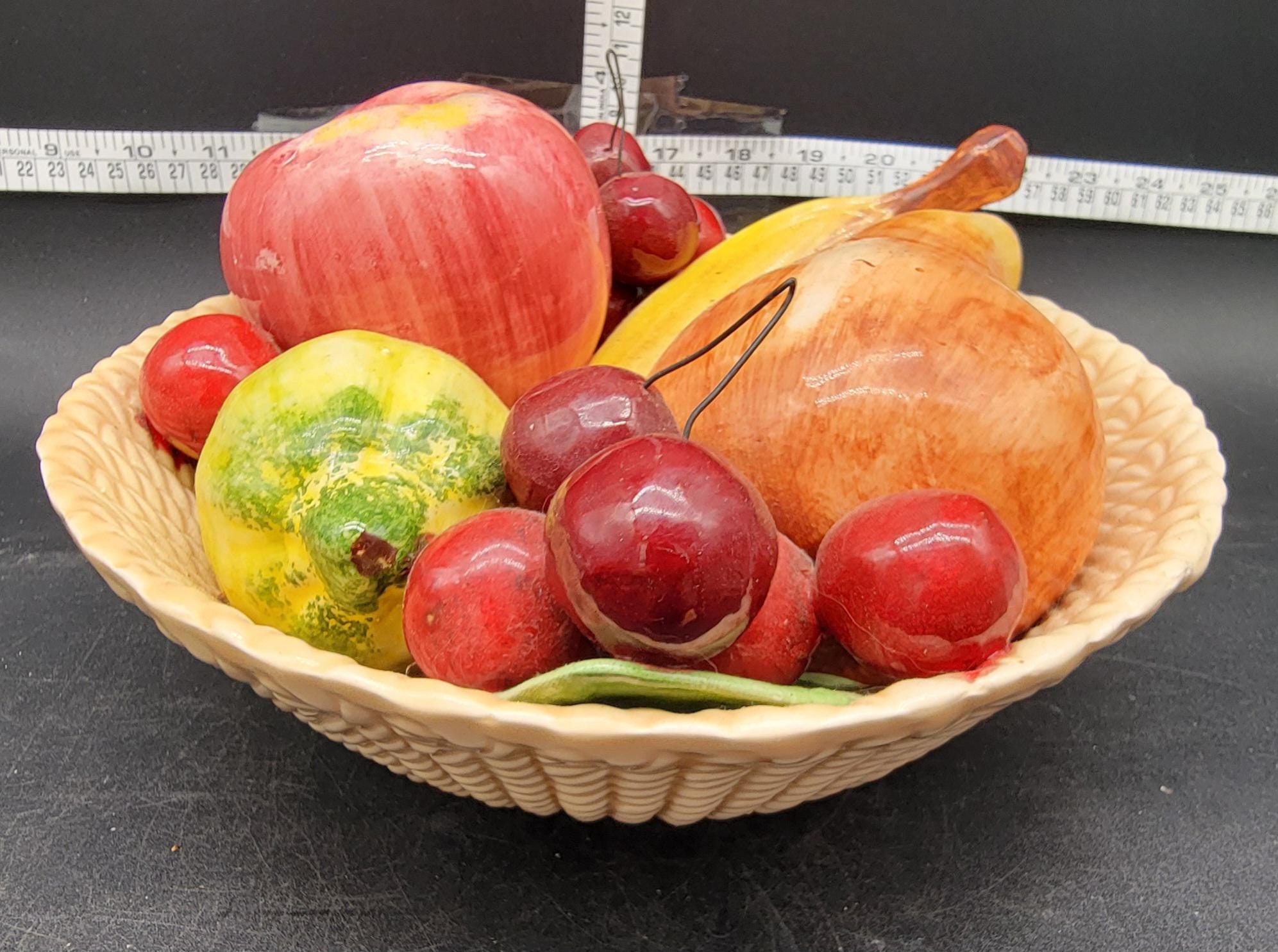 Vintage Made in Italy MCM Bassano Italy Fruit Bowl Capodimonte