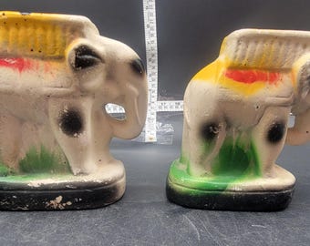 Vintage Keramik Elefant Figur
