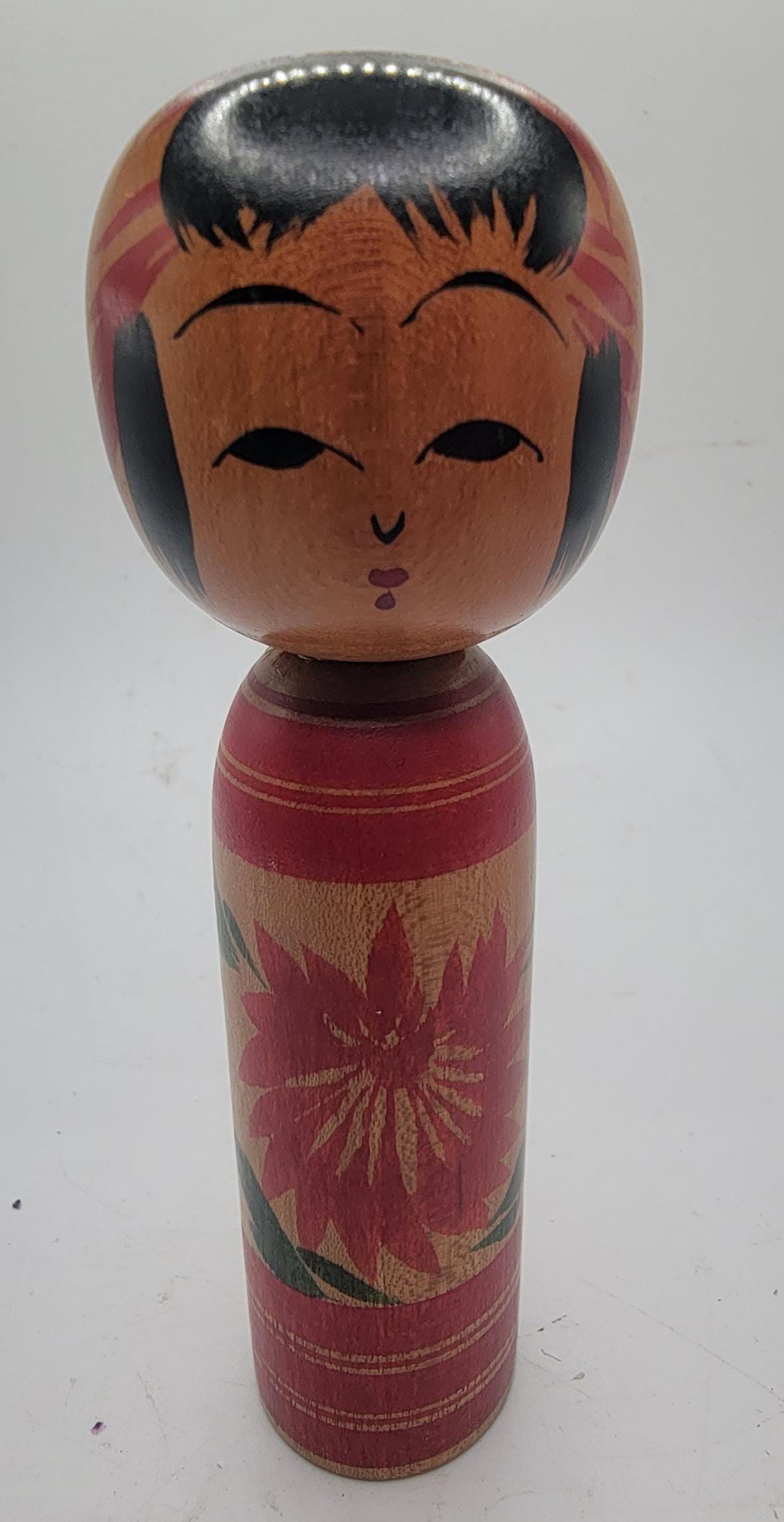工芸品 Vintage Japanese Kokeshi Doll Signed Vintage Japanese Kokeshi Doll Wooden Signed by Artist 12
