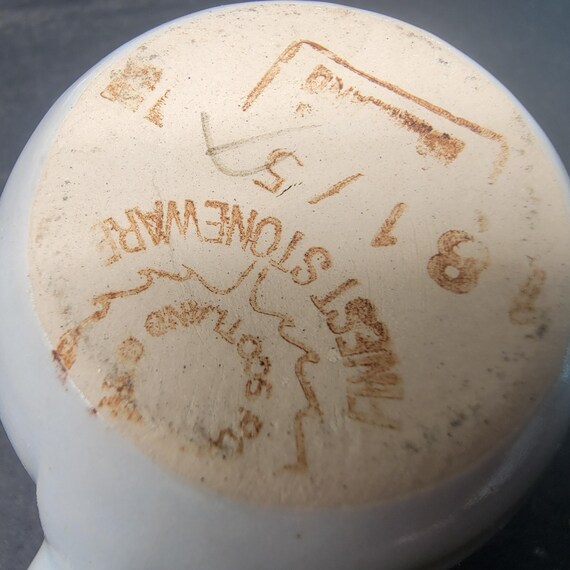 ヴィンテージ 1960 年代 Buchan Pottery Thistleware Creamer