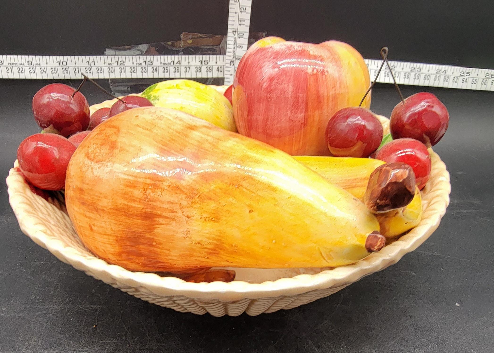 Vintage Made in Italy MCM Bassano Italy Fruit Bowl Capodimonte