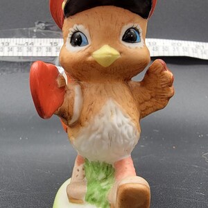 Figura de pájaro cartero de correos de Esquire Post, Spencer Sparrow, vintage