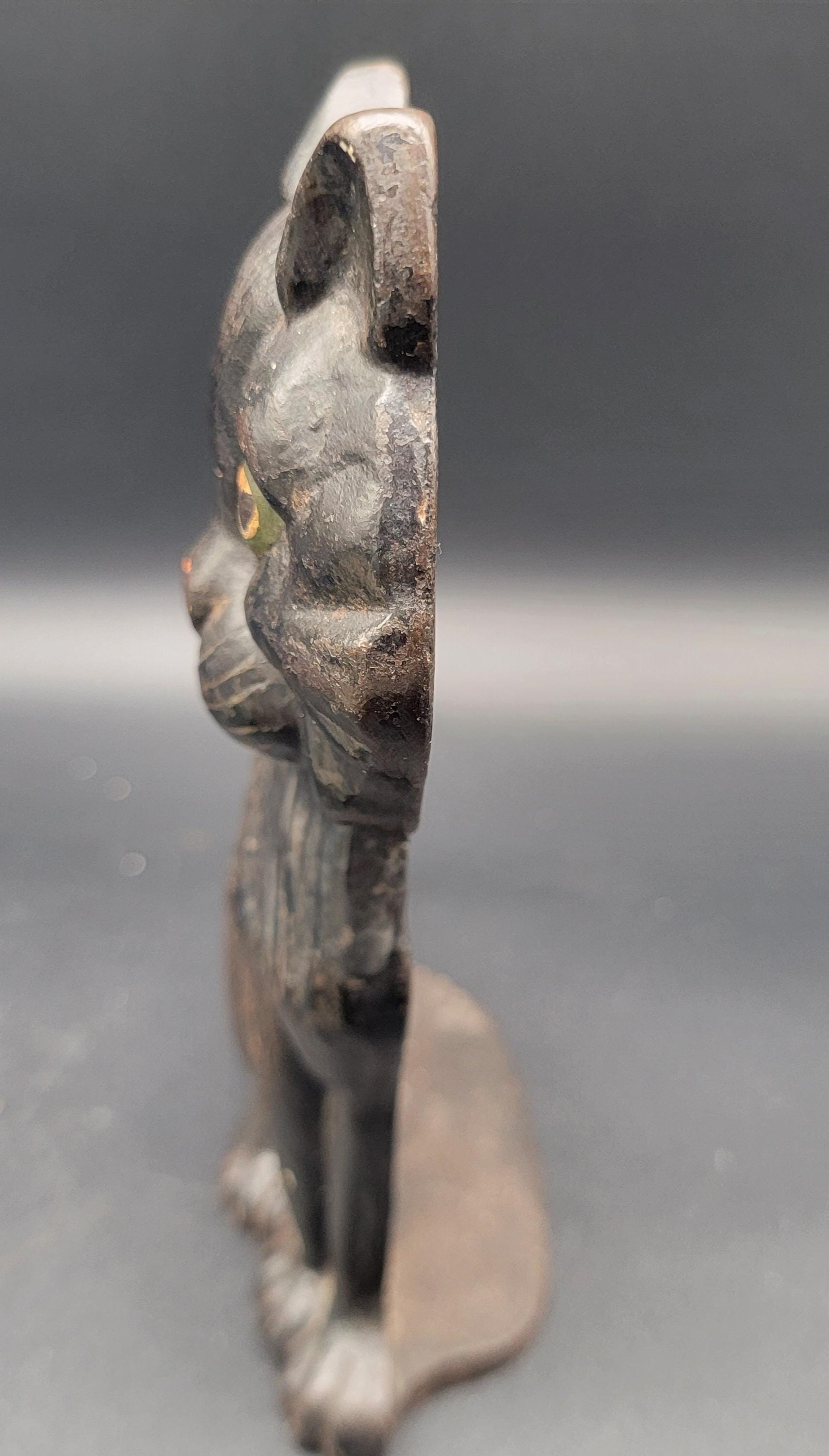 希少　20's〜40's アンティーク　ストーブ　TROPICAL 希少　猫足 フランスから届いた猫足のテーブル、スクエア型のアンティークサイド