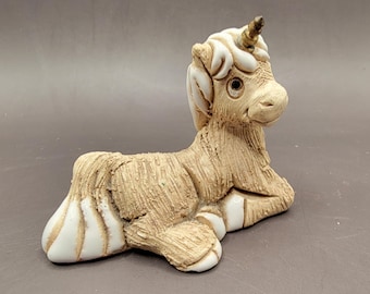 ヴィンテージ アルテサニア リンコナダ 彫刻入りユニコーンの置物