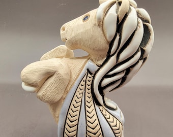 Artesania Rinconada 馬　ヴィンテージ　陶器 ヴィンテージ職人リンコナダの飼育馬の置物 - ウルグアイ - Etsy 日本