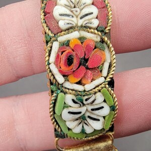 Vintage Micro Mosaic Tile Bracelet - Made in Italy