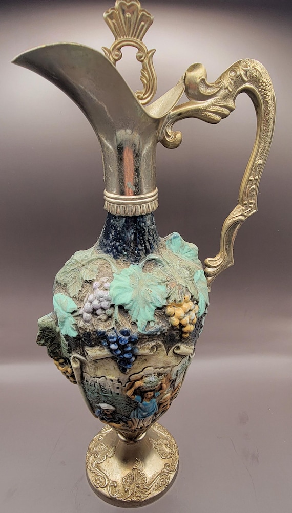 Vintage Riprod Vietata CC Art #2598 Hand Painted Made in Italy