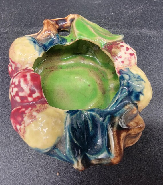 Vintage Colorful Ceramic Japan Ashtray Trinket Bowl - Etsy