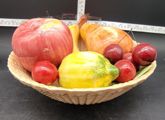 Vintage Made in Italy MCM Bassano Italy Fruit Bowl Capodimonte