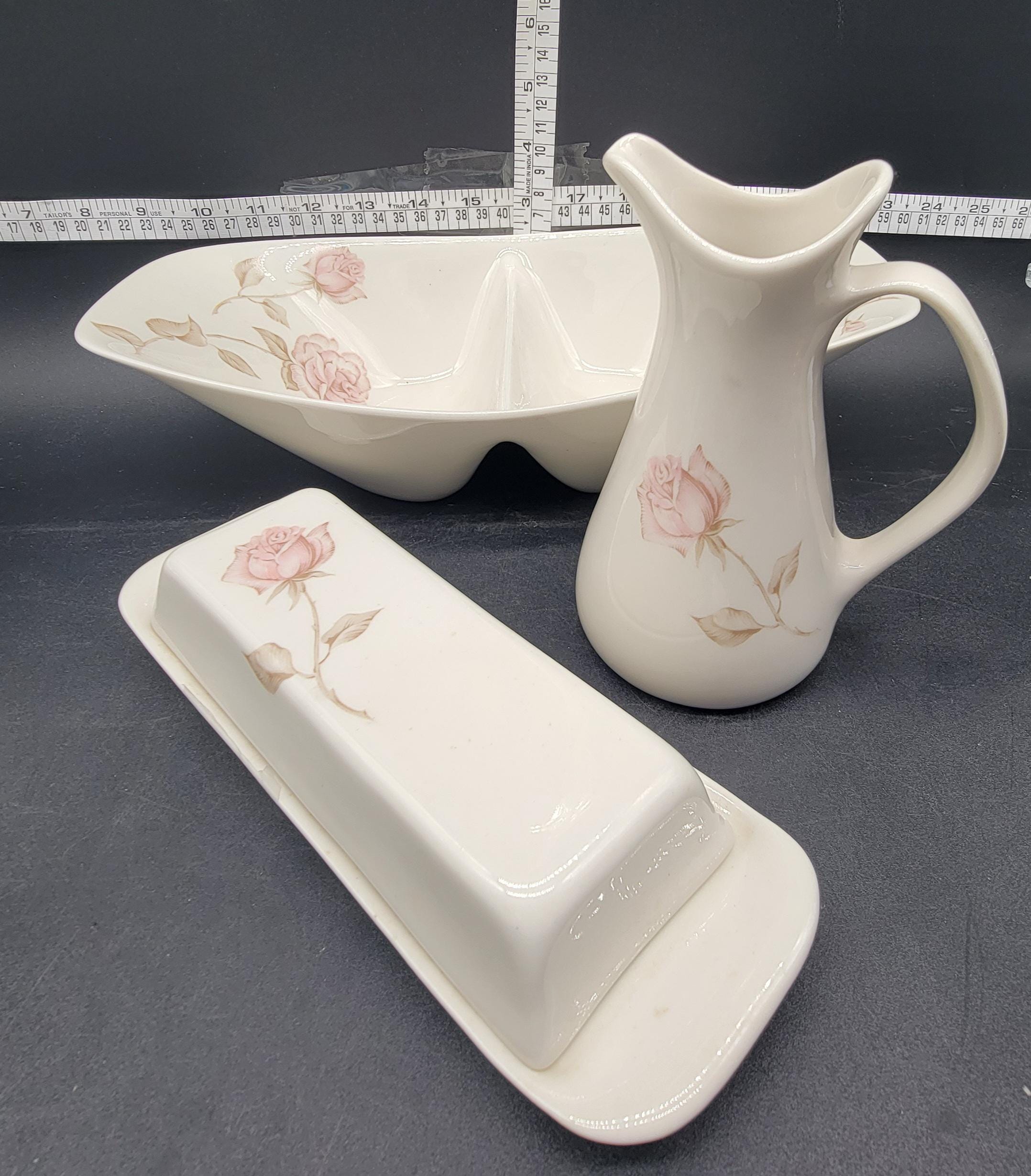 ARABIA vintage Botanicaシリーズ フワラーベース Vintage Iroquois Syracuse China 