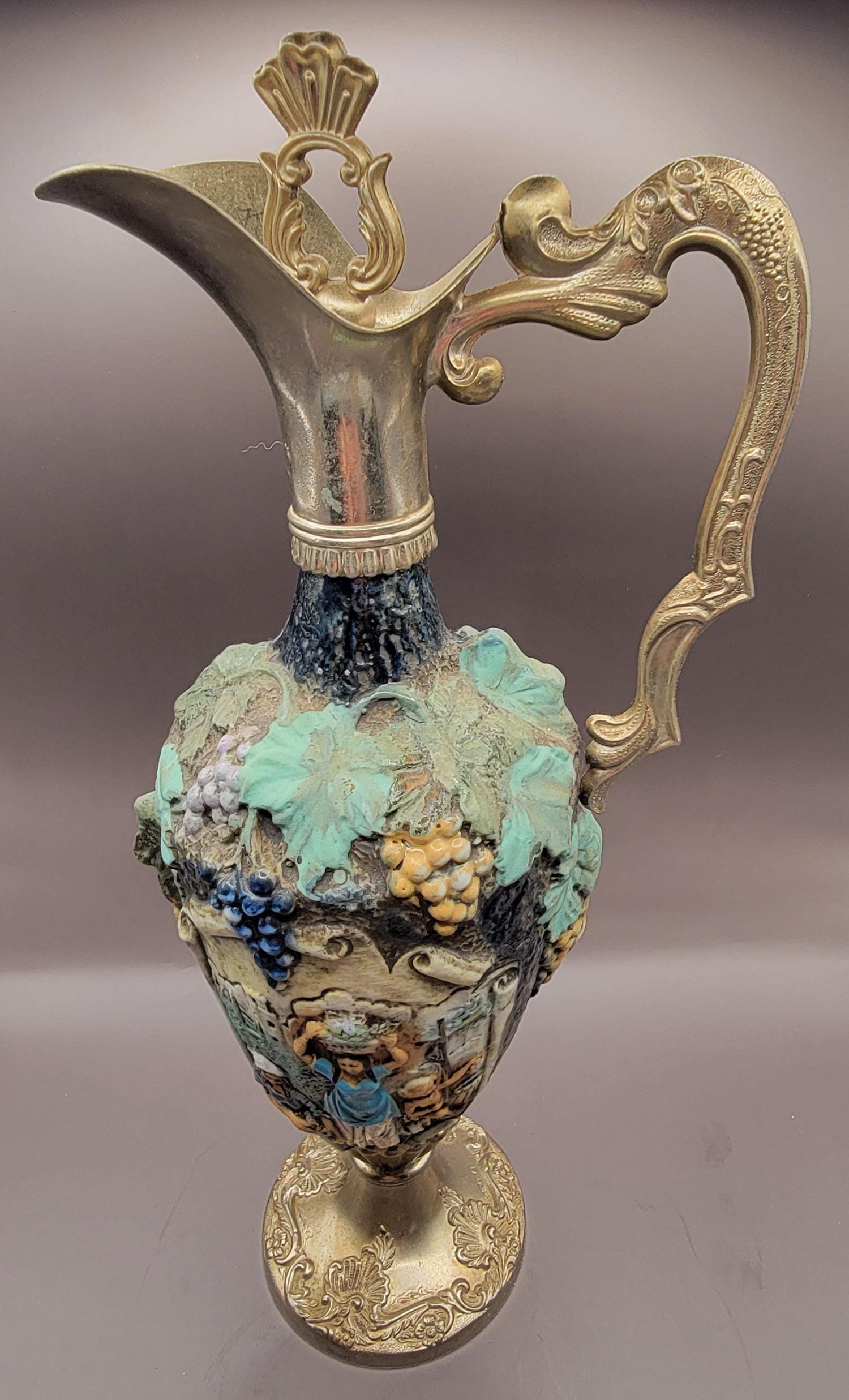 Vintage Riprod Vietata CC Art #2598 Hand Painted Made in Italy