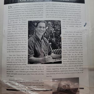 Vintage 1982 Painted Tiger by Captain Daniel J. Rhodes, Louisiana ...