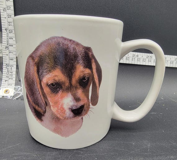 Vintage Ceramic Beagle Coffee Mug - Etsy