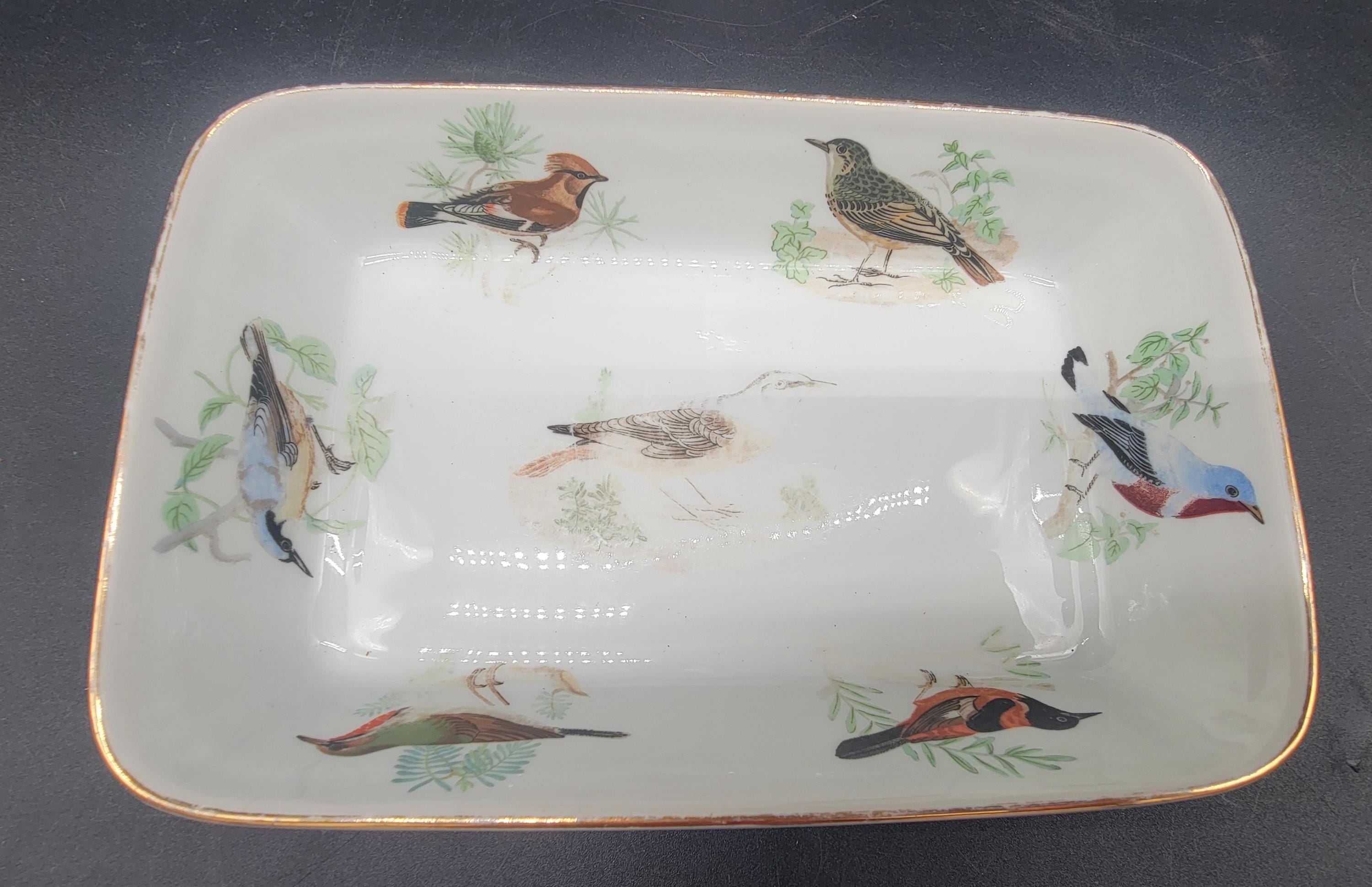 ヴィンテージ ルイ・ルリオックス ル・フォーヌ 鳥 フランス製 磁器