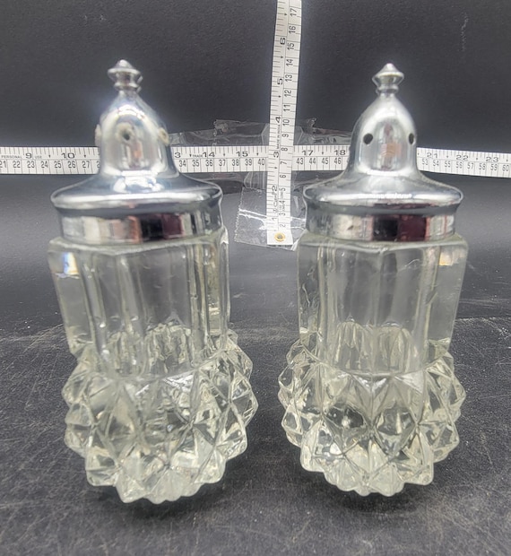 vetro + argento sale e pepe / salsiere - 800/1000 plata y - Catawiki