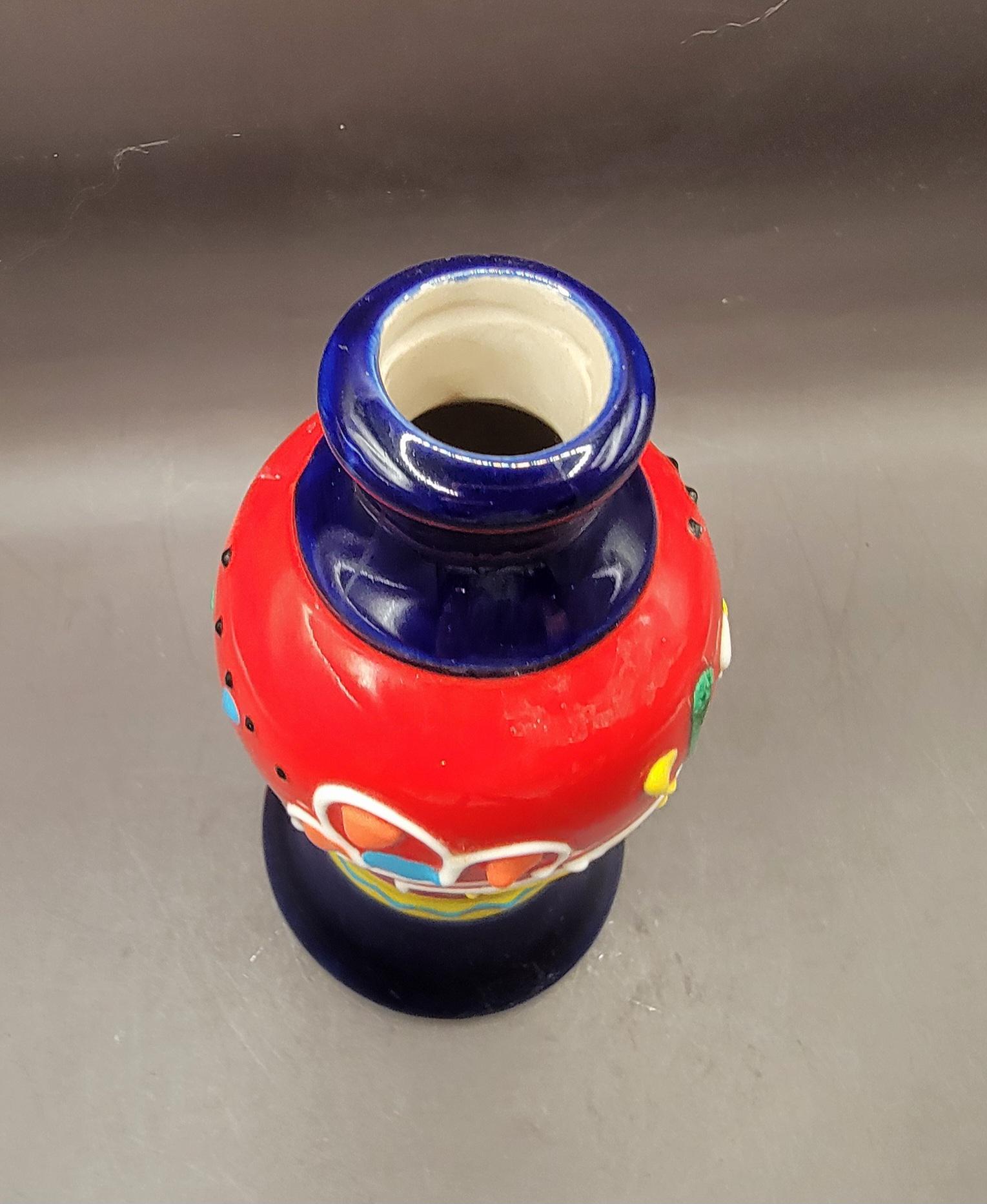 店舗 新宿 赤い陶器の花瓶 約30cm 【公式通販】