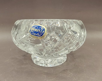 Vintage Bohemia Misa Kristallskål - Tillverkad i Tjeckien - Original i låda