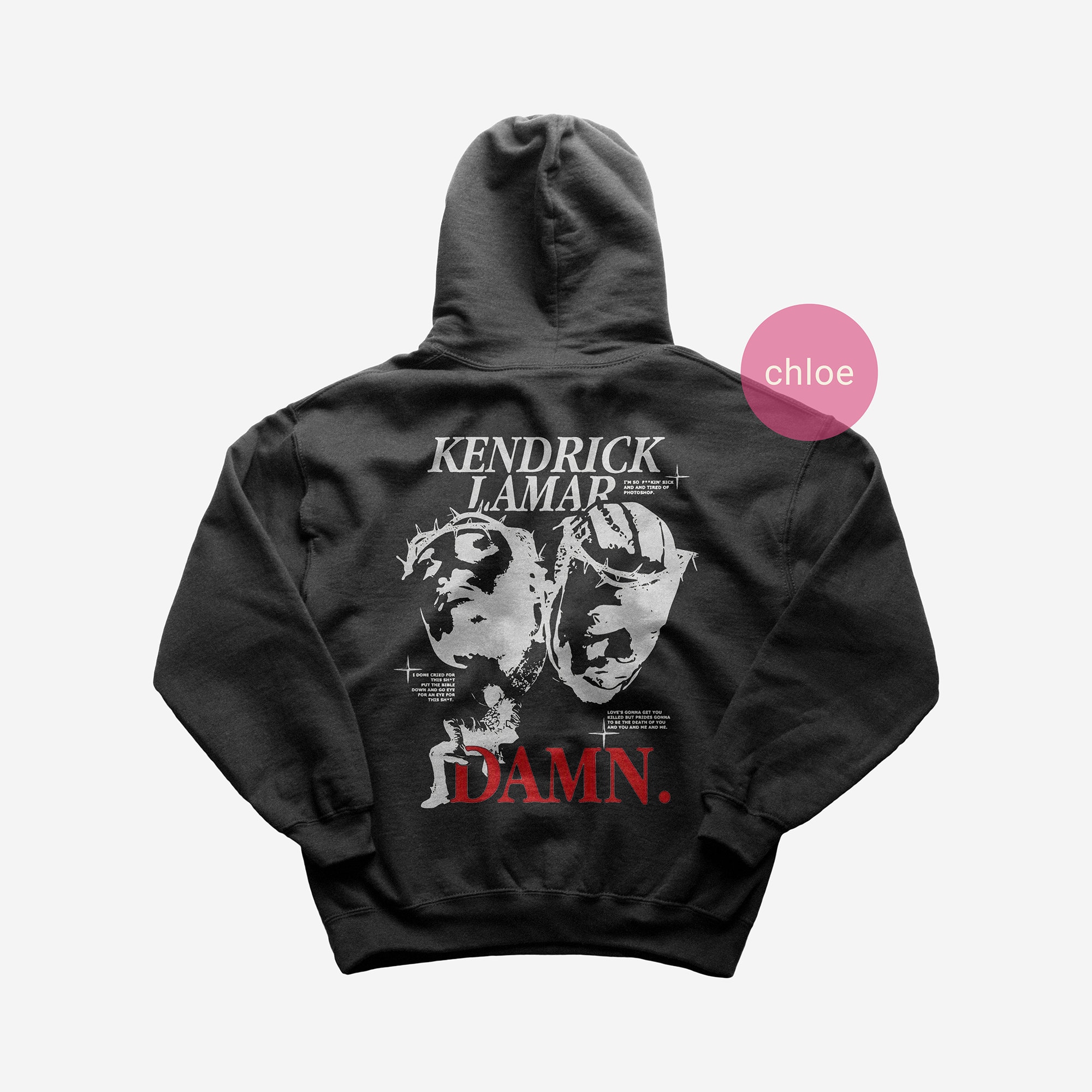 Kendrick Lamar Damn Hoodie Etsy