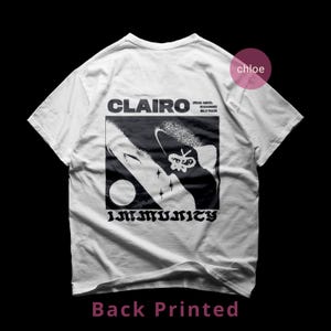 clairo immunity Tシャツ Clairo Unisex T-shirt - Immunity Album Tee - Music Merch for