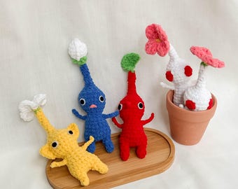 Pikmin Crochet Amigurumi Plush