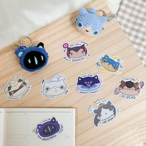 VALOCAT Waterproof Vinyl Stickers (Valorant Cats)