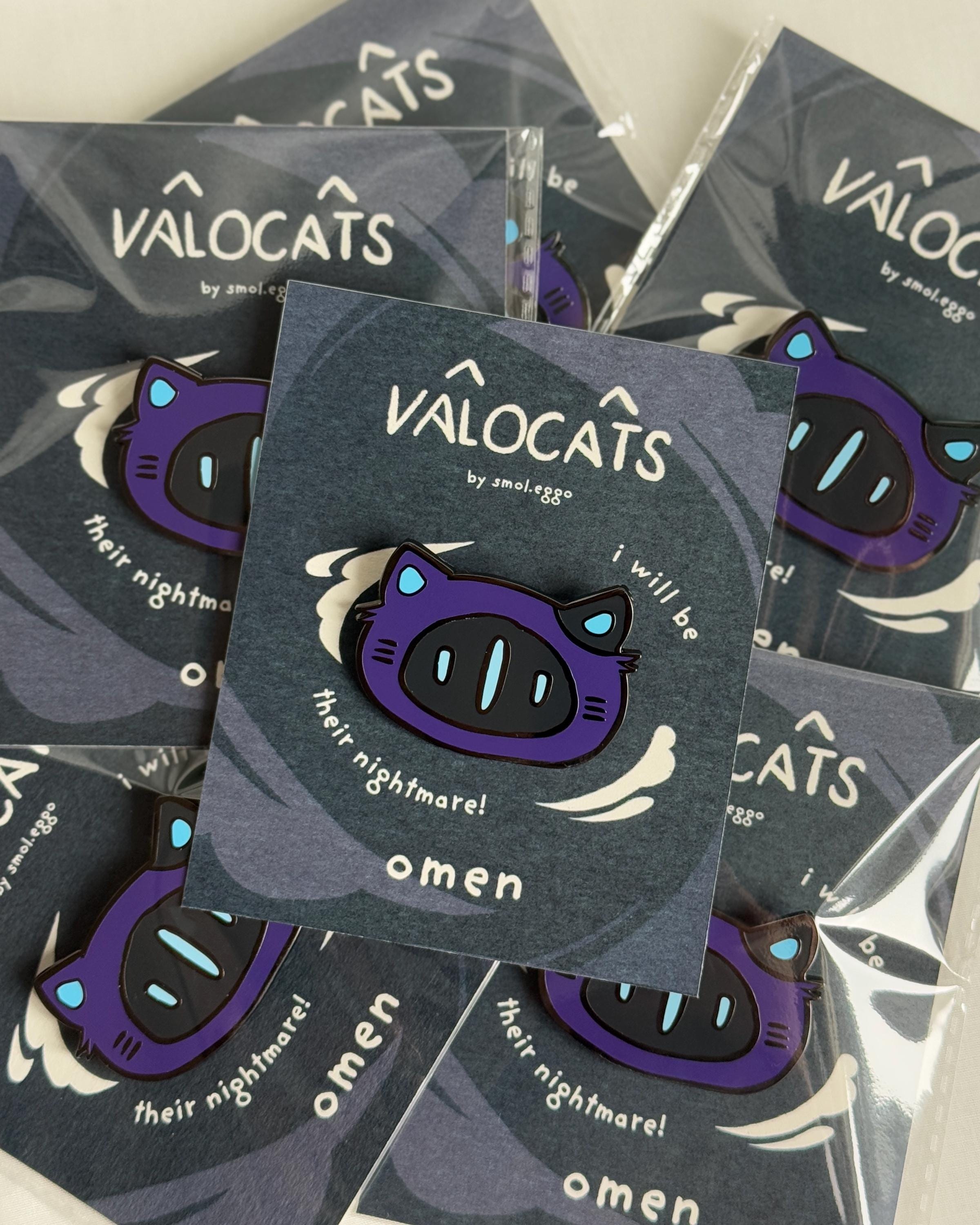 VALOCAT Omen Enamel Pin - Etsy