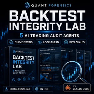 AI Trading Backtest Audit Toolkit – 5 Claude Agents for Strategy Validation & Overfitting Checks