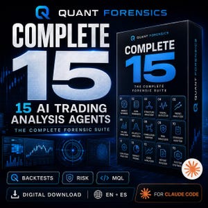 AI Trading Analysis Toolkit – 15 Claude Agents for Backtest, Risk & MQL Audits