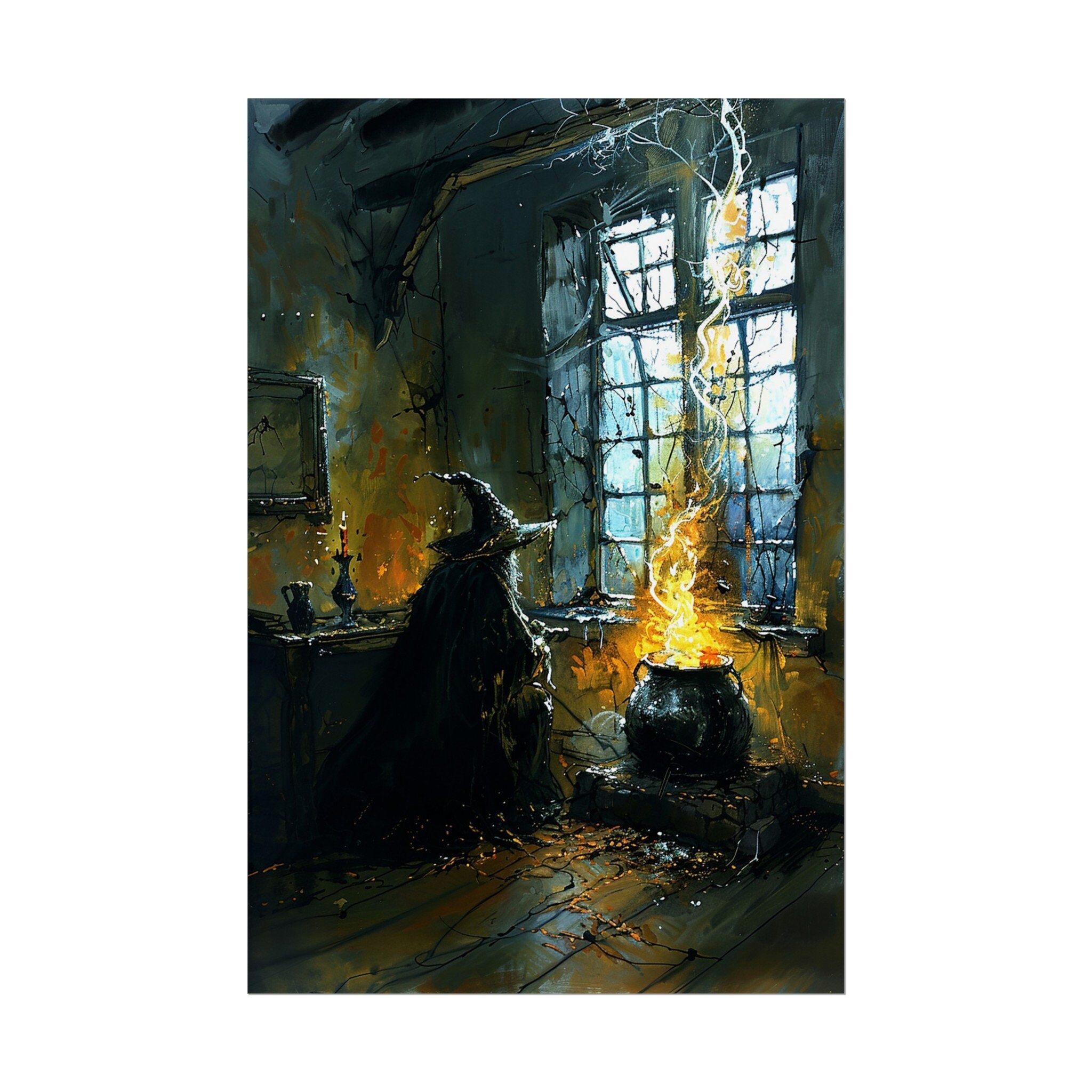 Halloween Decoration Witch Magic Spell Macabre Eerie Magical ...