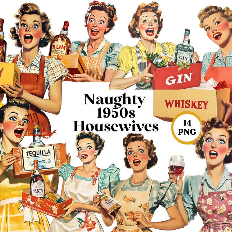 1950s Naughty - Etsy